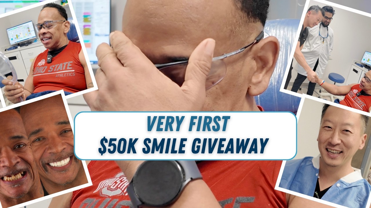 $50,000 Smile Makeover… FREE (His Reaction Says It All)