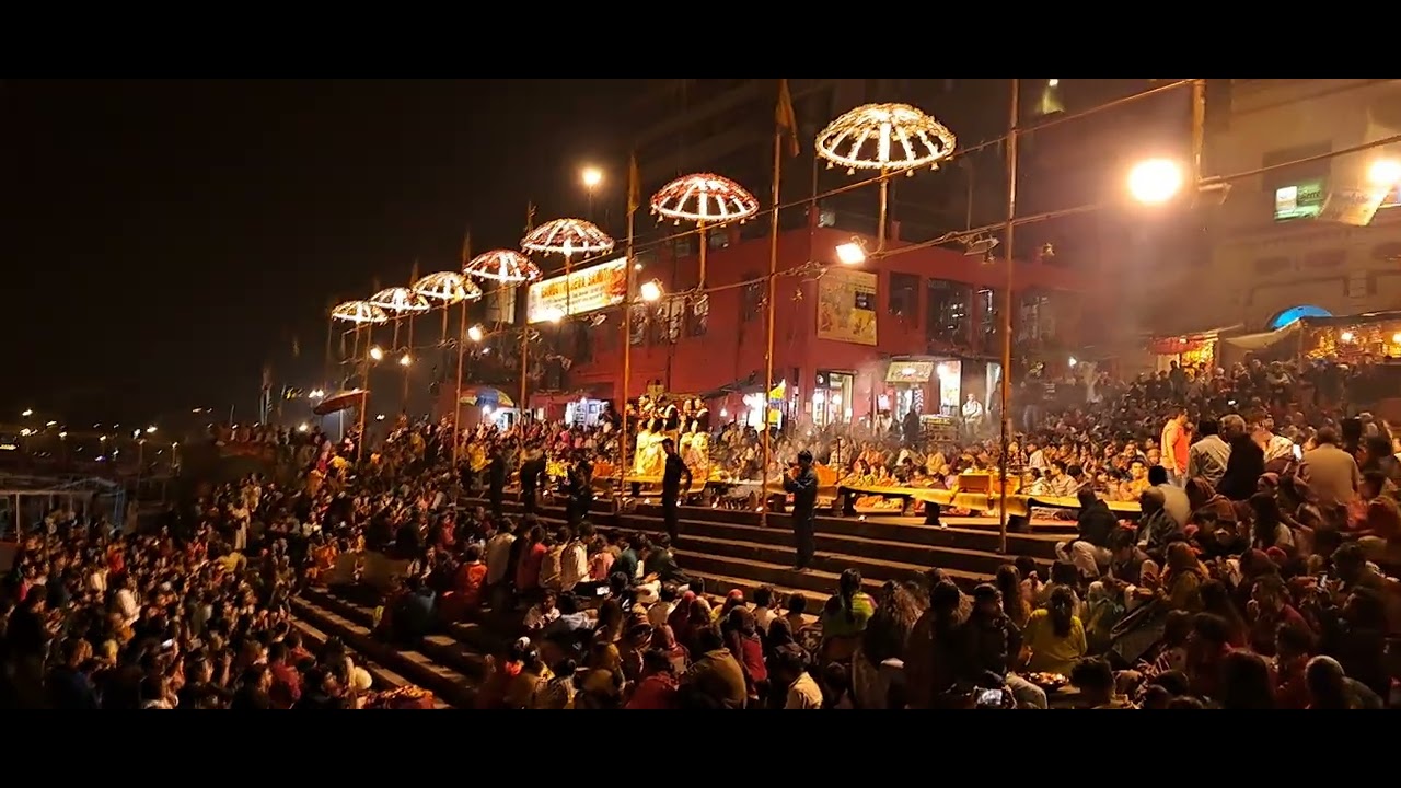 Achyutam Kesevam Krishna Damodaram #Varanasi #Ganga Aarti #Dashashwamedh Ghat #Trip2Varanasi #India💥