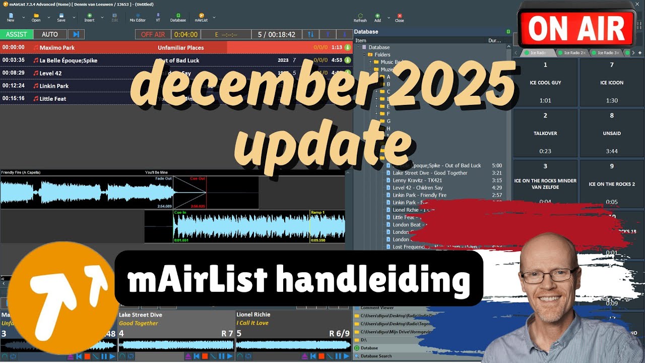 mAirList update december 2025