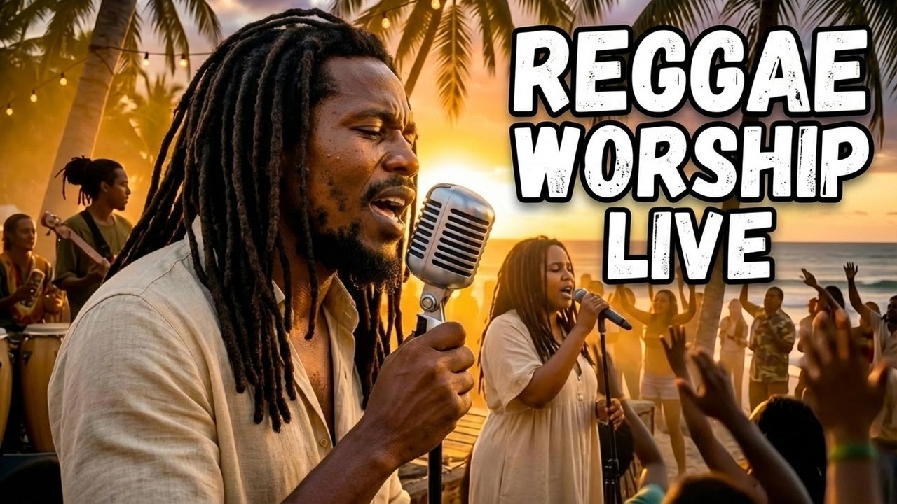 Reggae Gospel Worship | Beach Sunset Spiritual Praise & Holy Spirit Moments