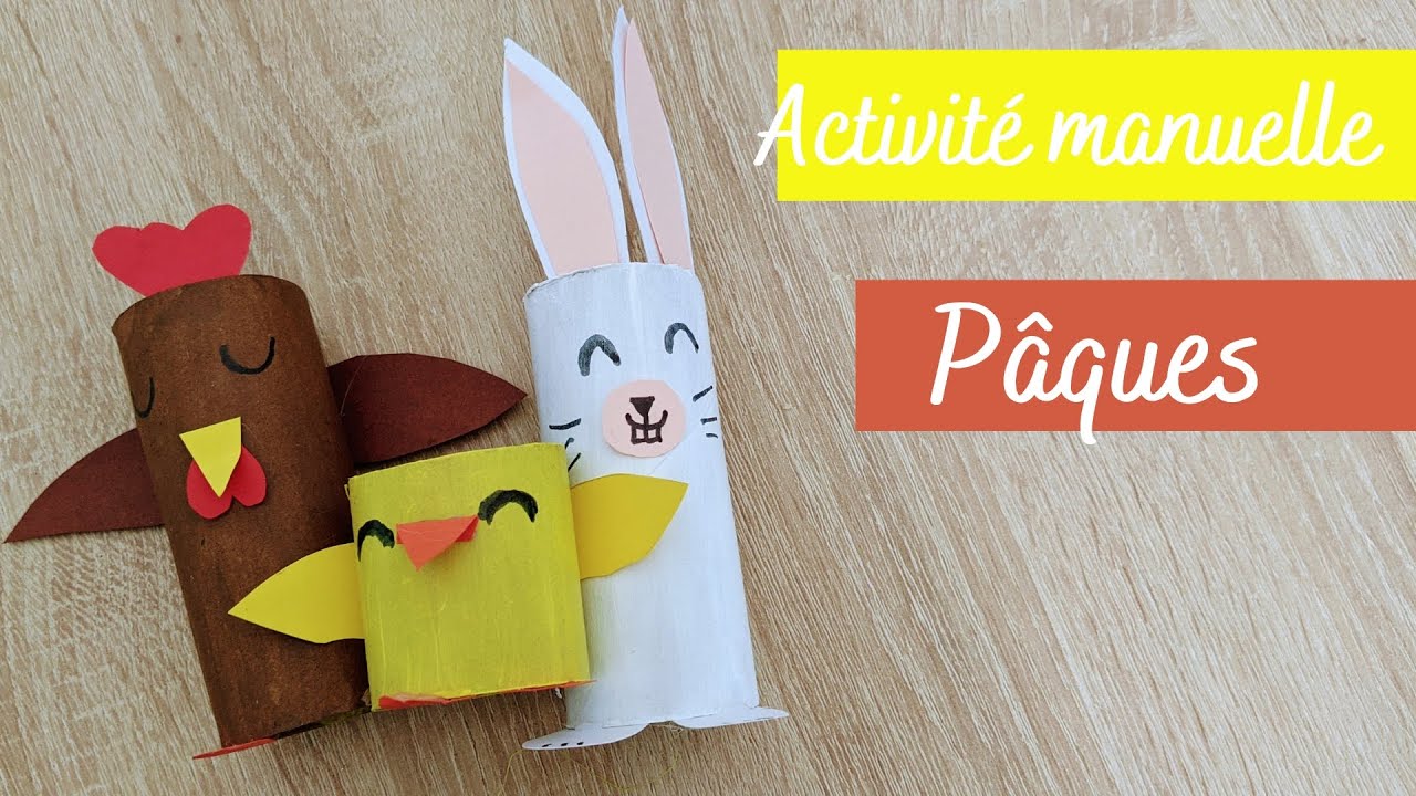 3 DIY Pâques - Rouleau de papier toilette