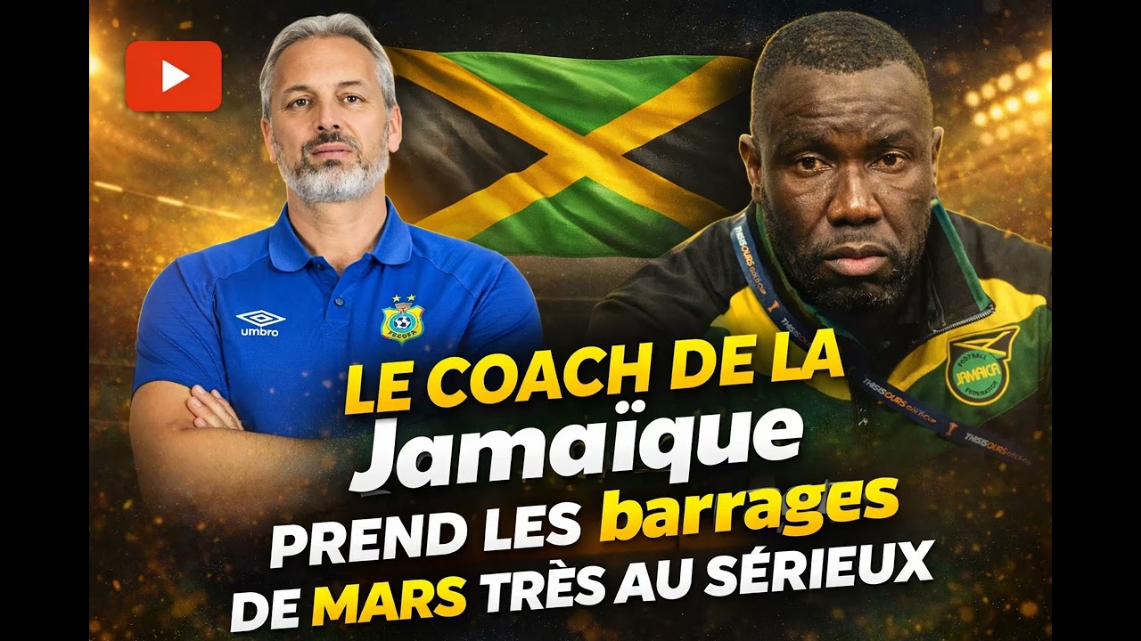 LE MESSAGE DU COACH DE JAMAIQUE A LA RDC EST TRES CLAIRE, ILS VEULENT GAGNER LES BARRAGES .