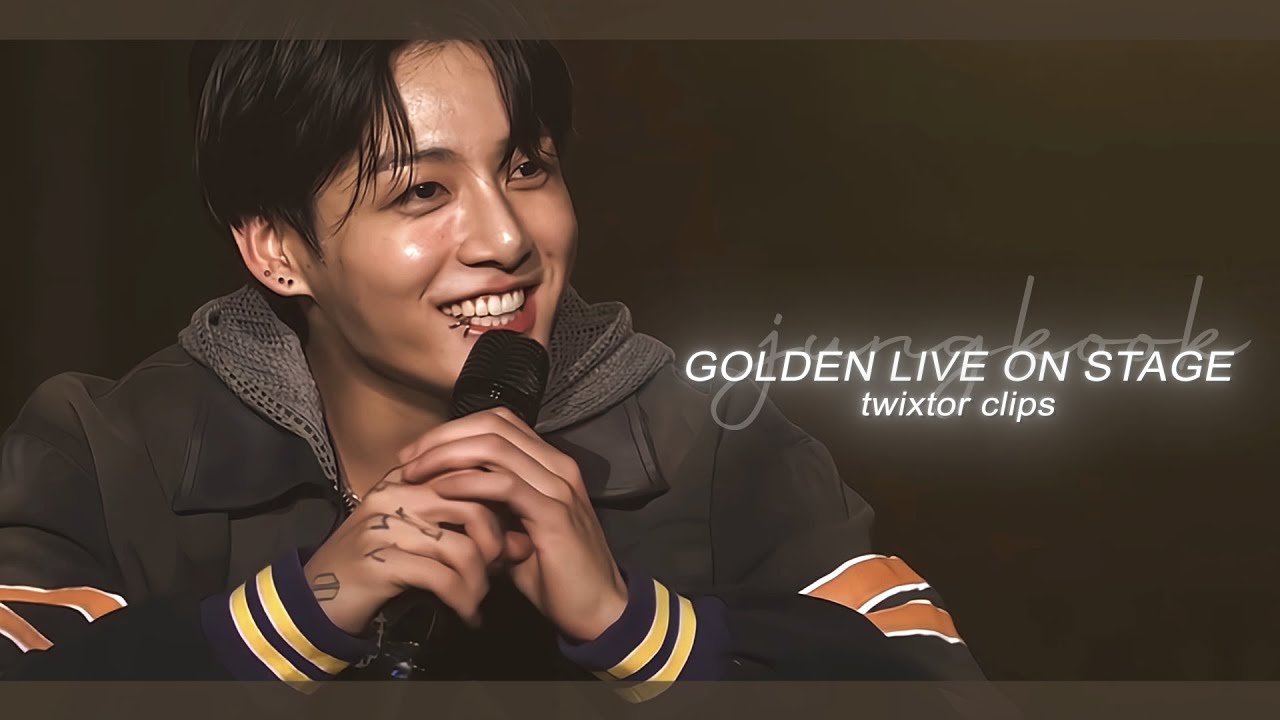 JUNGKOOK - golden live on stage 231120 twixtor clips  (AE sharpen) HD (4k)