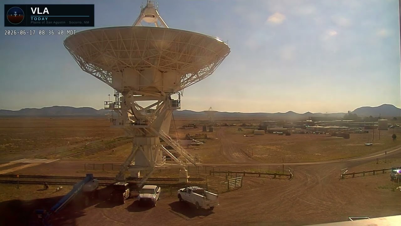 VLA Today [June 17, 2026] | 24HR Timelapse | Karl G. Jansky Very Large Array