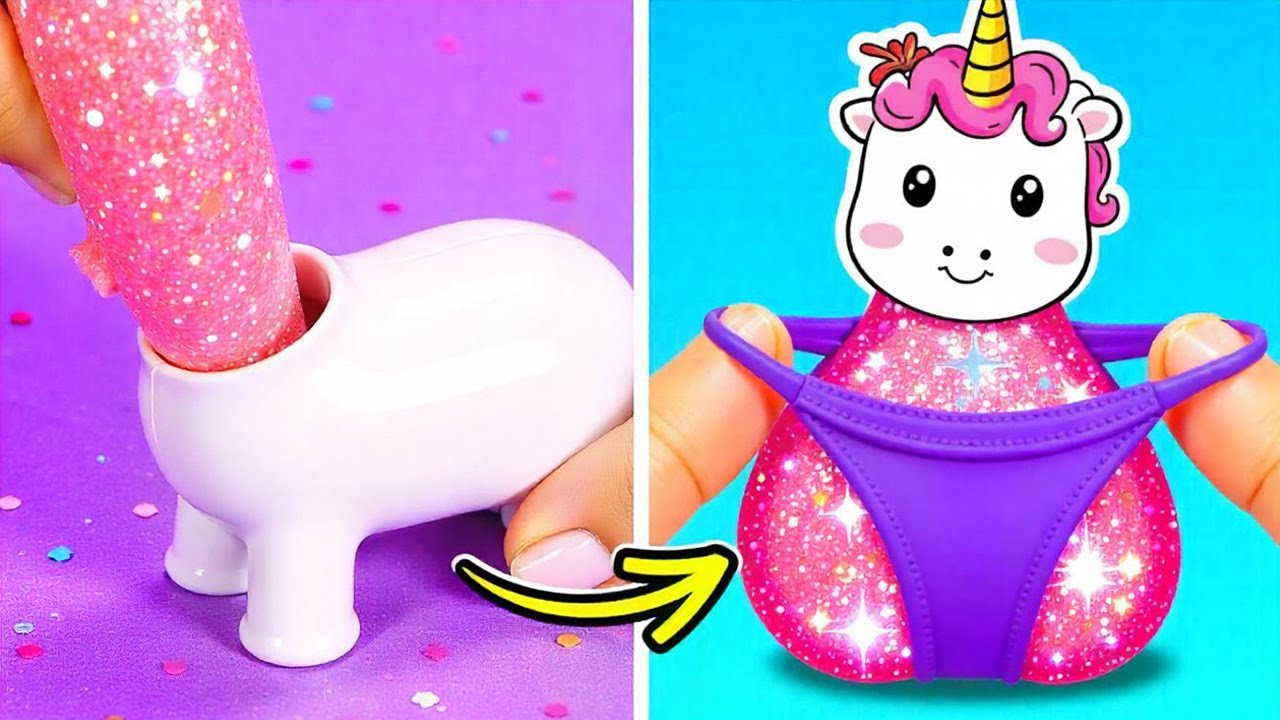 クレイジーユニコーンのストレス解消おもちゃ！🦄🌟 美味しいおやつ＆魔法のDIY