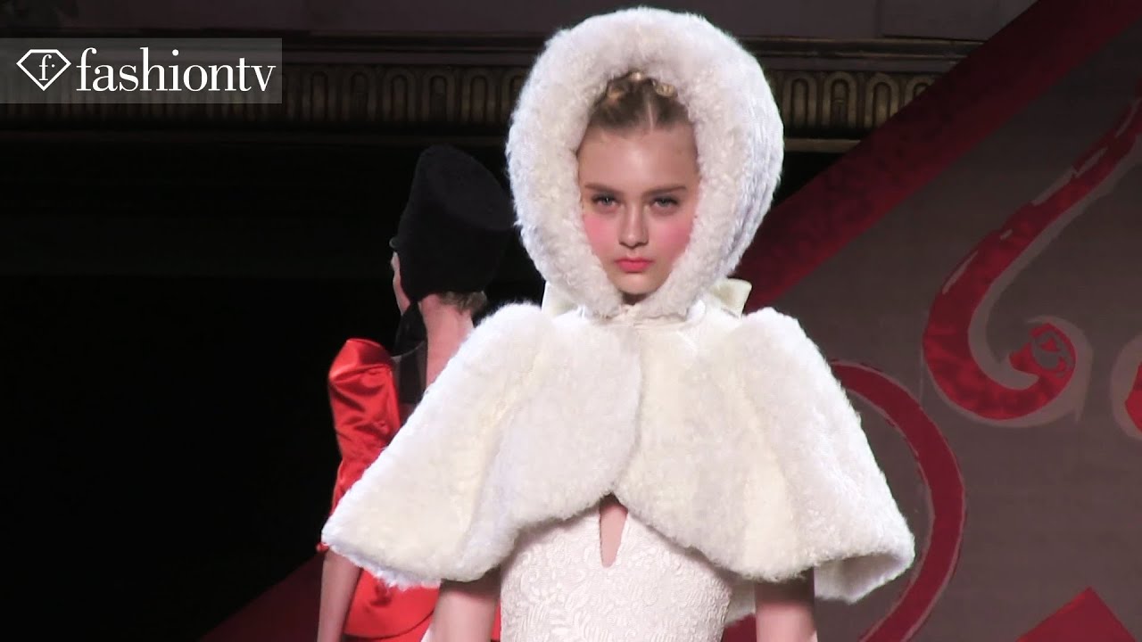 Ulyana Sergeenko Couture Fall/Winter 2012/13 ft Jessica Stam & Natalia Vodianova | Paris | FashionTV