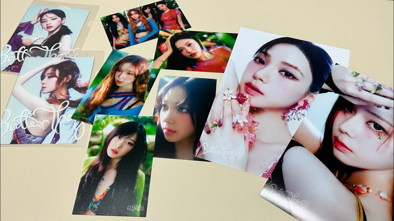 [에스파] aespa Better Things MD A4 postcard Hologram poca