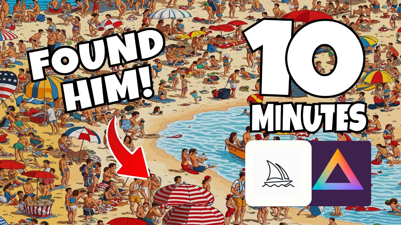 Create a Where's Waldo Illustration Using Midjourney in 10 minutes