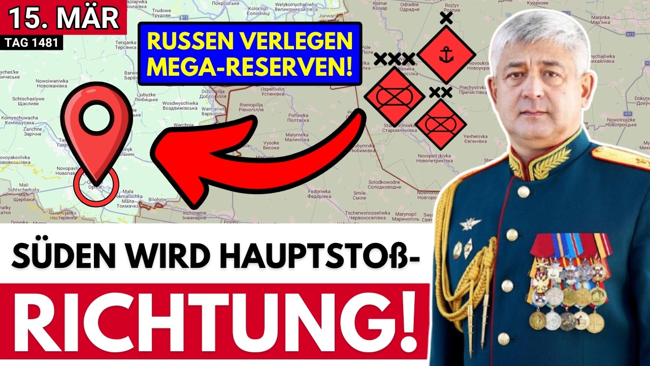 Russen verlegen 3 GROßVERBÄNDE in den Süden & erobern 10km² vor Nowopawliwka, Ukraine trifft Lager!