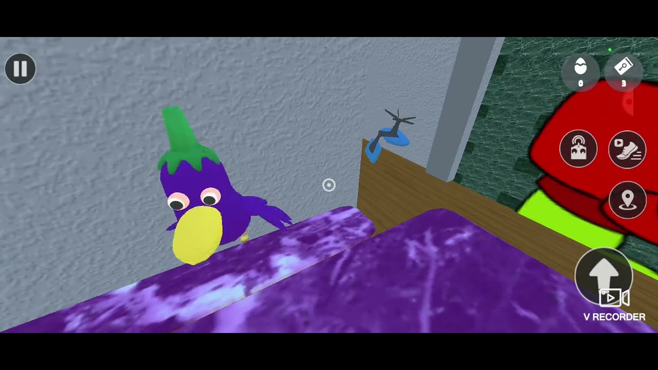 O passarinho Roxo ativou o modo flash