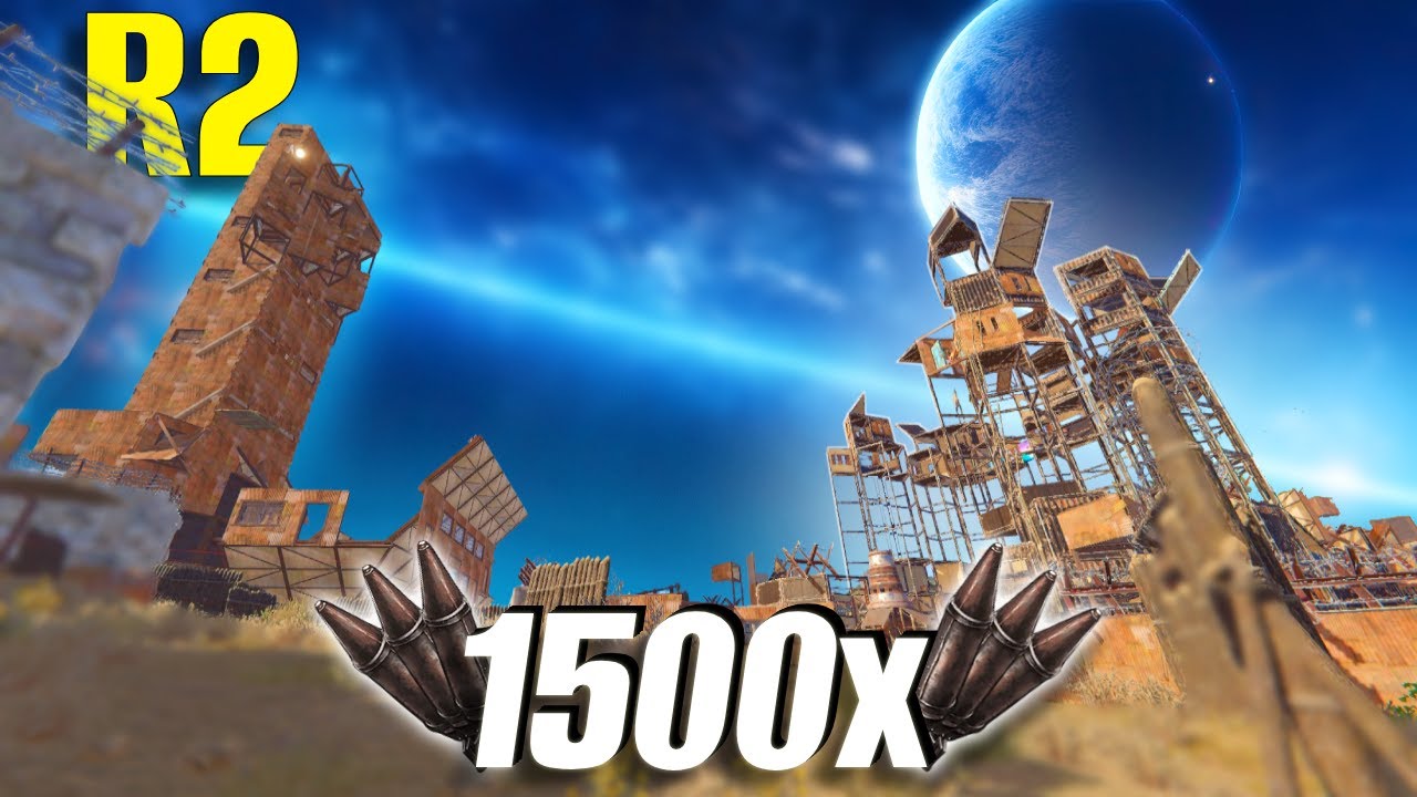Rust - How R2 DOMINATED The Server Using 1500+ ROCKETS