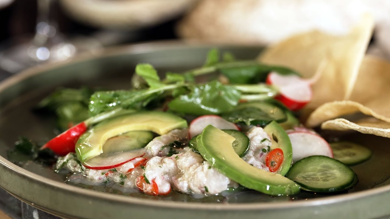Our State On A Plate - Cervice Style Fish bone salad