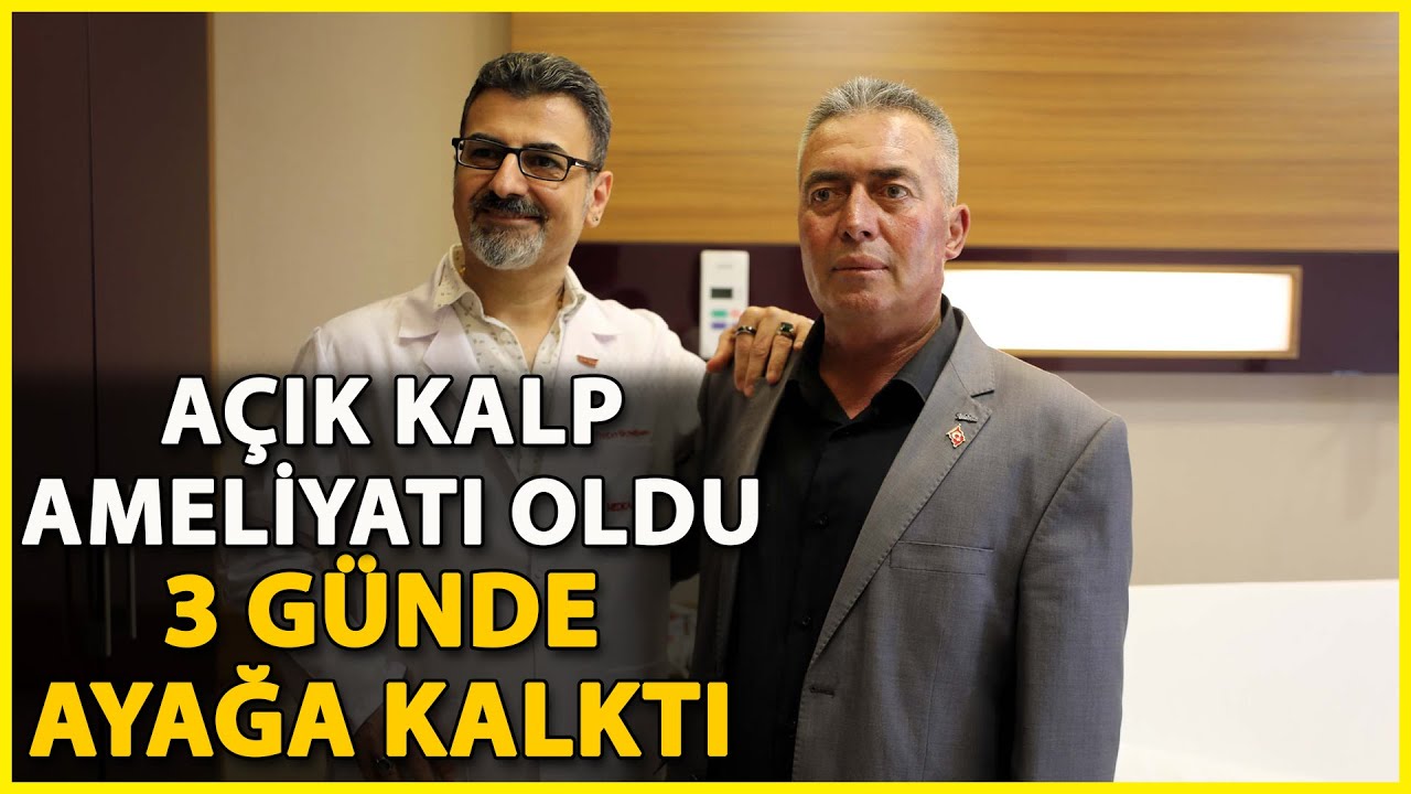 Kapalı Bypass Ameliyatı ile 3 Günde Taburcu Oldu