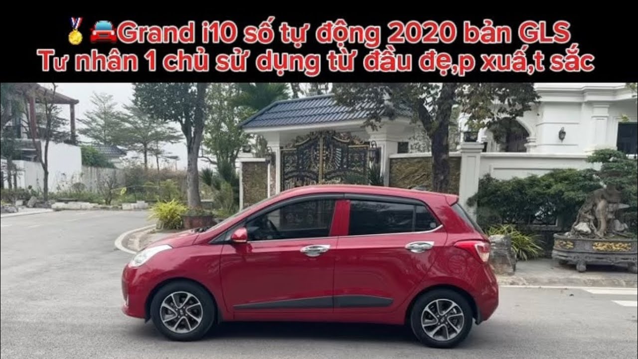 🏆🚗Grand i10 số tự động 2020 bản GLS chạy ít l lốp theo xe còn l xe 1 chủ đẹp xuất sắc l 0977.331.662