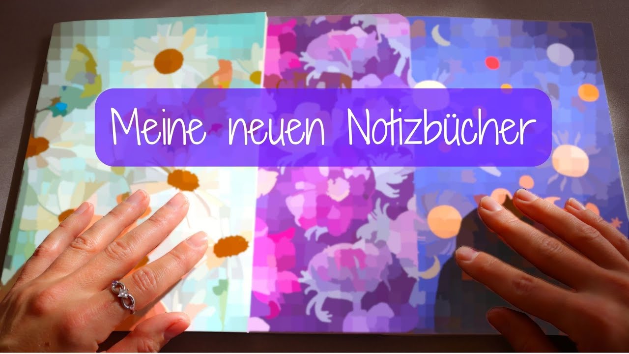 ASMR Meine neuen, WUNDERSCHÖNEN NOTIZBÜCHER IM SONNENLICHT | ASMR SHOW & TELL | TURNOWSKY'S ART