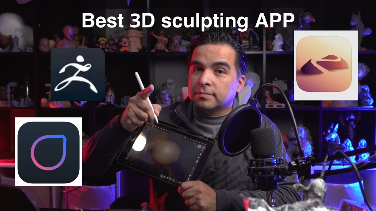 Лучшее приложение для 3D-скульптуры на iPad — Z Brush, Forger и Nomad (1#)