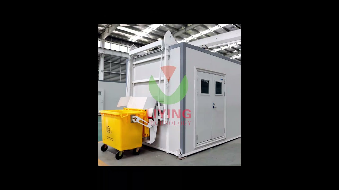 Medical waste microwave disposal equipment