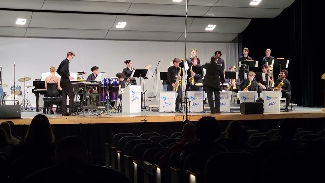 Monroe County All County Jazz Ensemble performing 