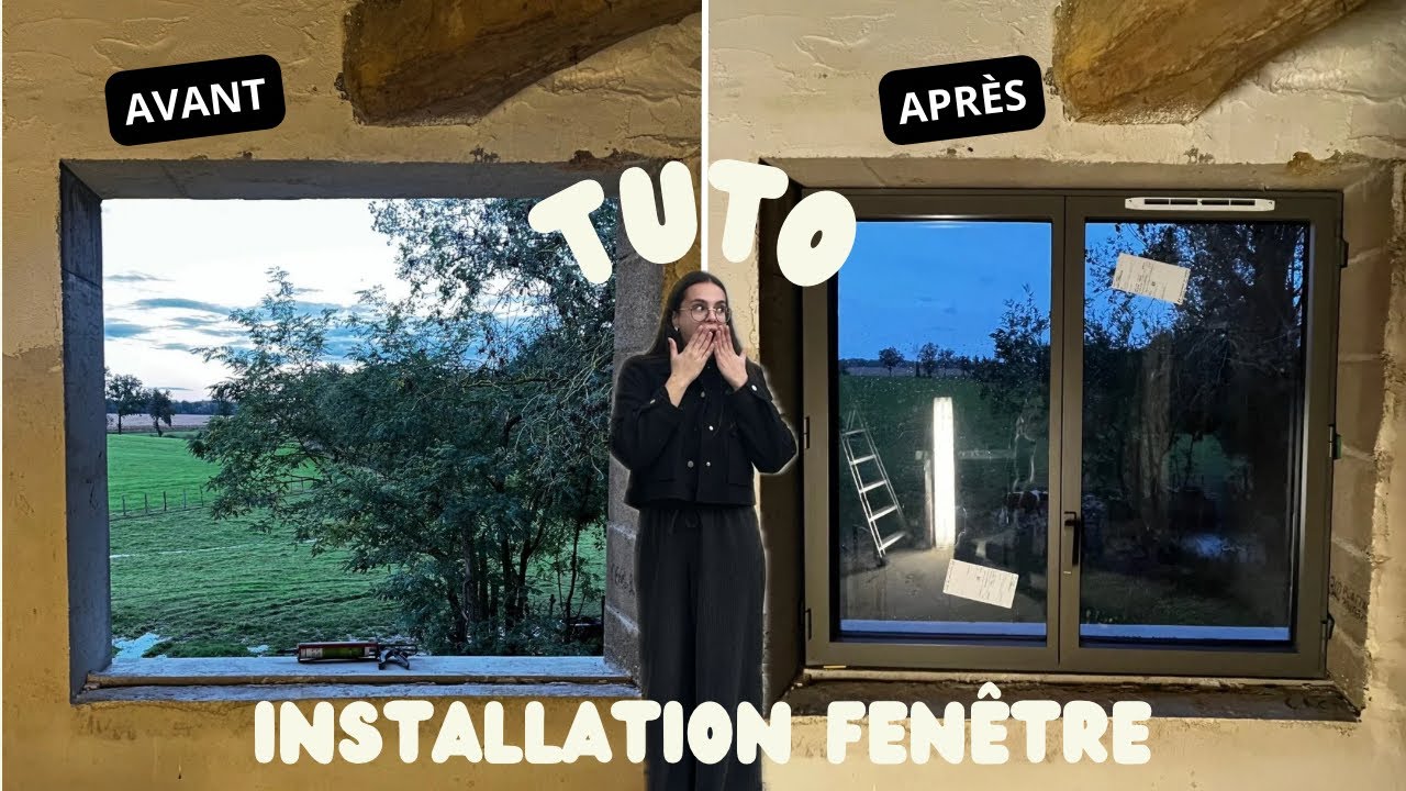 Comment poser une fen&ecirc;tre - pose en tunnel (tutoriel)