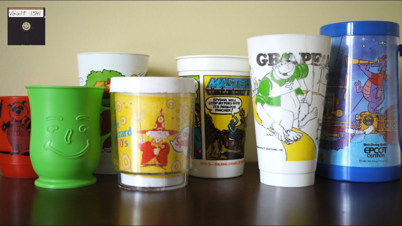 [YouTube] 1970s/80s Character Cups