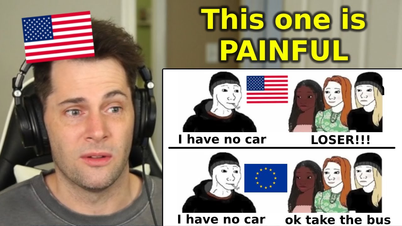 American Reacts to USA vs. EUROPE Memes | #2