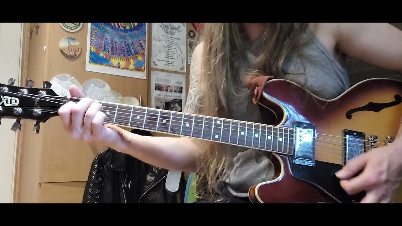 Gtx 35 (ES-335) with Iron Gear-blues engine pickups.
