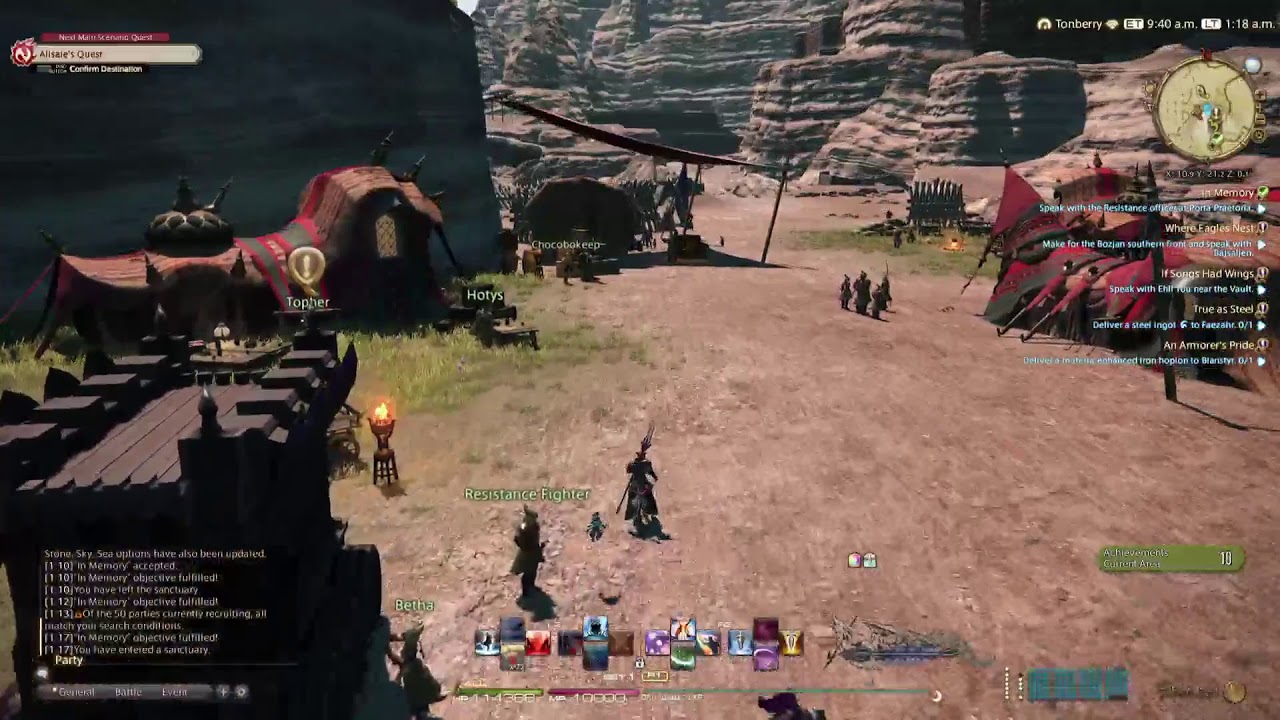 FFXIV PS5 60fps