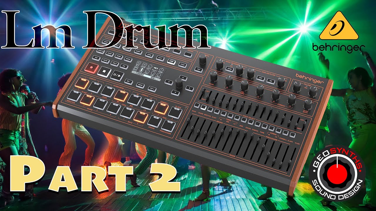 Behringer LM Drum - Part 2 - Direct Outs and Sampling.