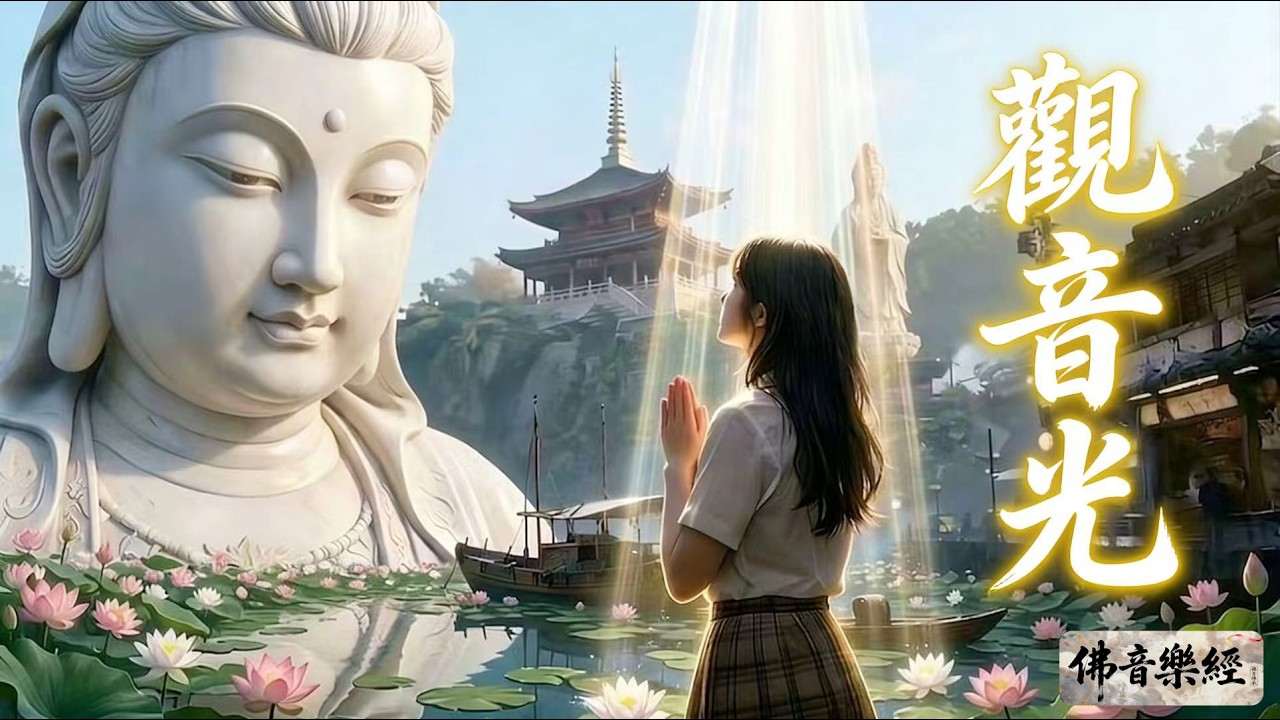 《觀音光》｜大慈大悲觀世音菩薩的一線佛光｜願你放下煩惱 不再心傷｜一首菩薩喚你心房的佛曲｜深夜必聽 療癒內心｜寫給在世界糾纏、承受委屈放不下的人 #觀音光 #佛歌 #慈悲 #觀音菩薩 #原創佛歌
