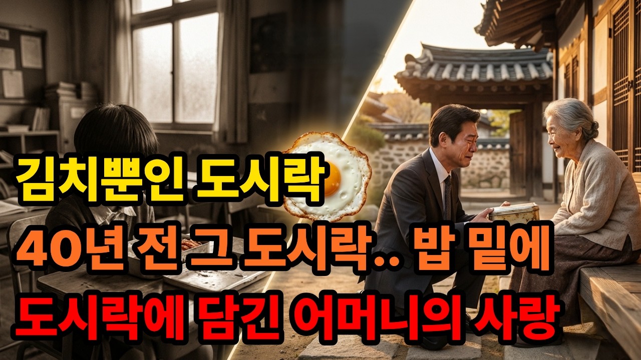 40년 전 도시락 밥 밑에 숨겨진 계란 프라이… 어머니의 비밀ㅣ노후사연ㅣ가족갈등ㅣ사연라디오ㅣ감동사연 ㅣ오디오북