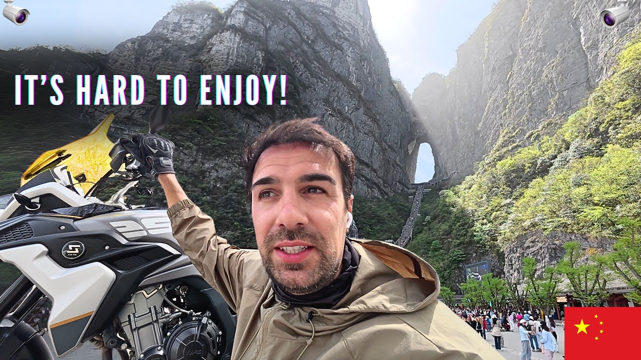 One Thing RUINED My Ride In China... But Not The Destination! 🇨🇳 Tianmen Mountain