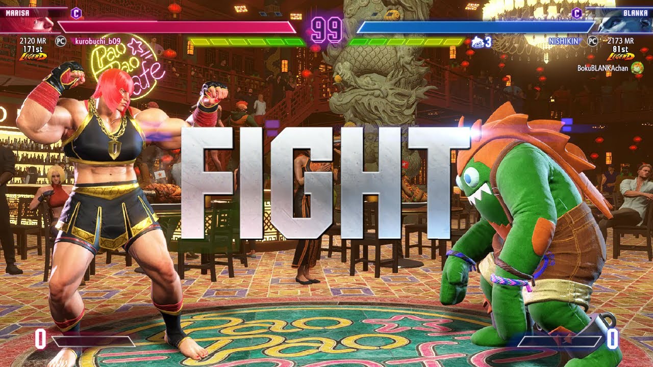 SF6 🔥 Kurobuchi (Rank #1 Marisa) Vs Nishikin (Blanka)🔥 SF6 High Level Matches!