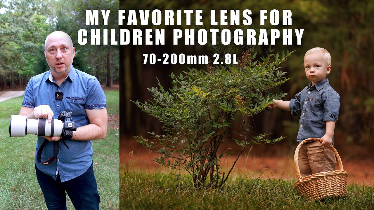 Best Lens For Children Photography is 70-200mm 2.8L | How I Take Candid Kids Pictures Outdoors