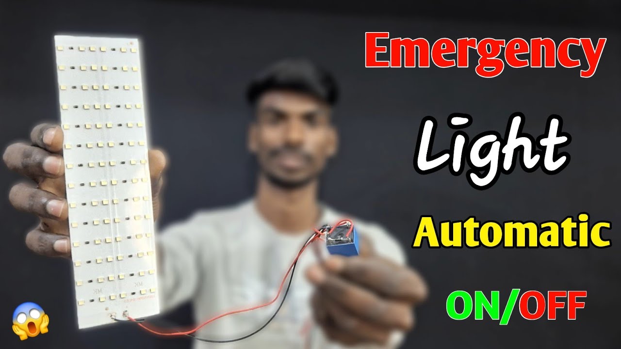 How to make Automatic on /off emergency light At home | #experiment #emergency light #Mr. Shubh 