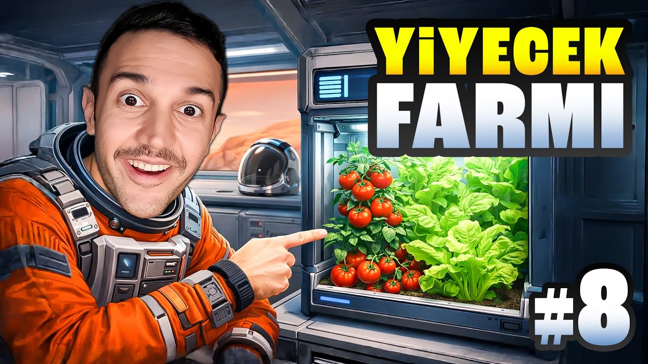 YİYECEK FARMIMI KURUYORUM 🌾 | Planet Crafter #8 🚀