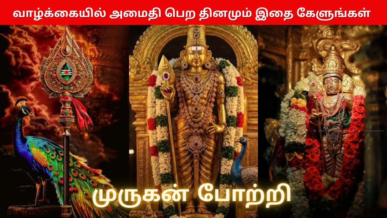 முருகன் போற்றி 🙏 | வாழ்க்கையில் நிம்மதி பெற தினமும் கேளுங்கள் 🌿