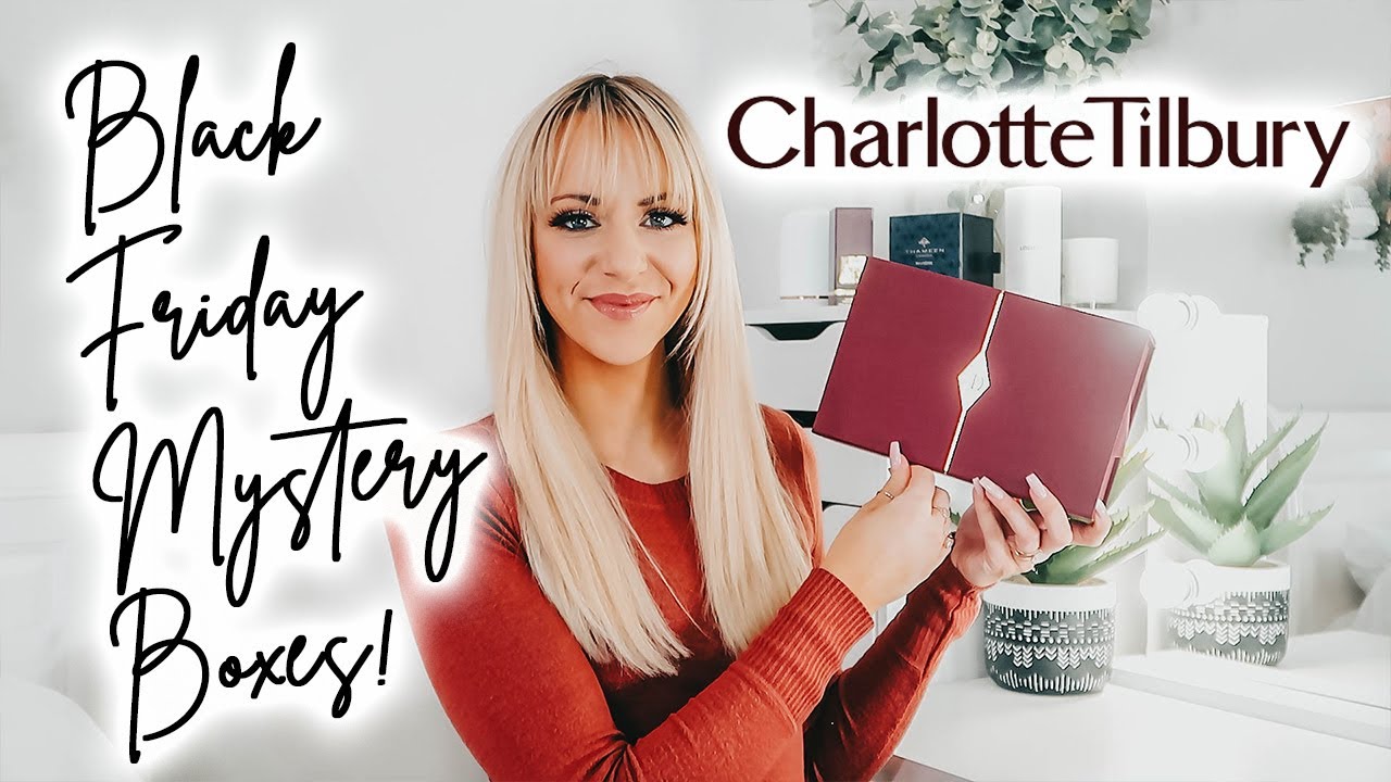 Charlotte Tilbury Mystery Box Unboxing - Black Friday 2021 - SO EXCITED FOR THIS ONE!