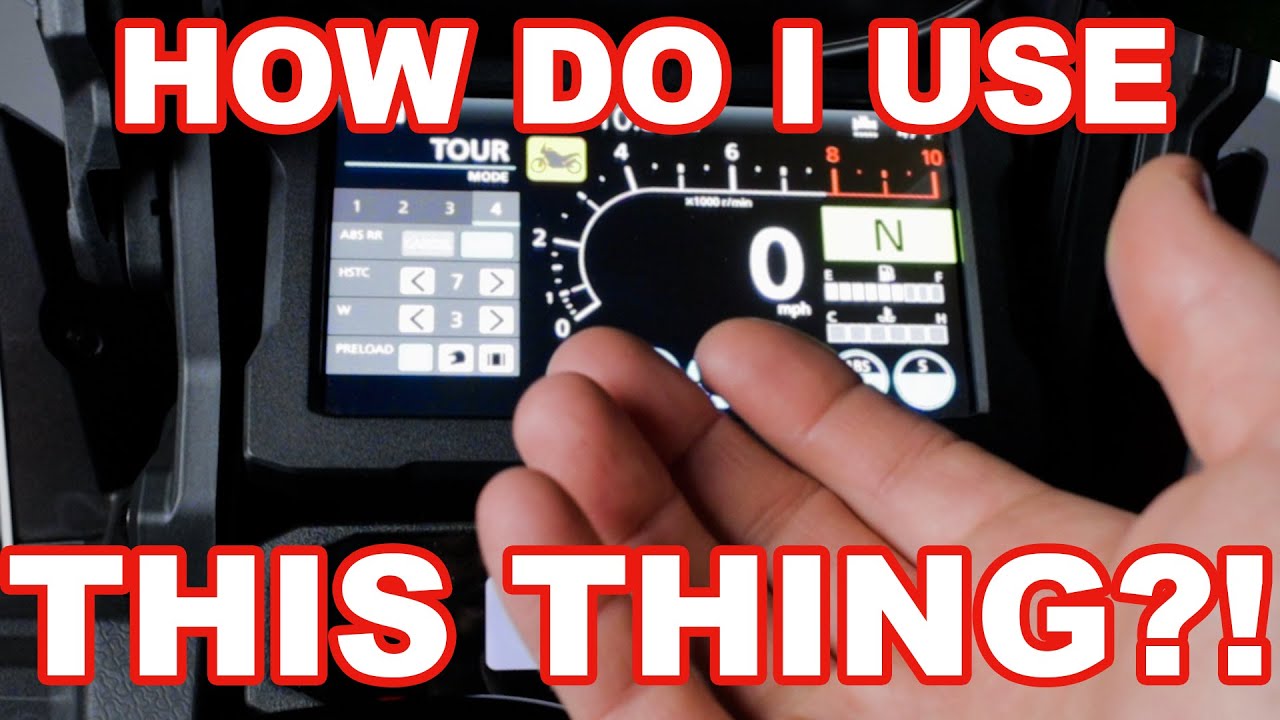 Demystifying the 2020 - 2024 Honda Africa Twin TFT Display.