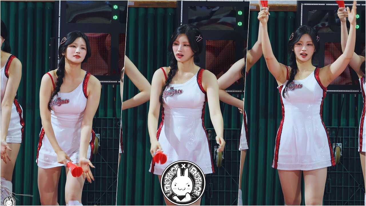 [4K] 240313 치어리더 김정원 직캠 '응원 리액션 모음' Kim Jungwon Fancam @SK나이프 남자농구  By 벤뎅이