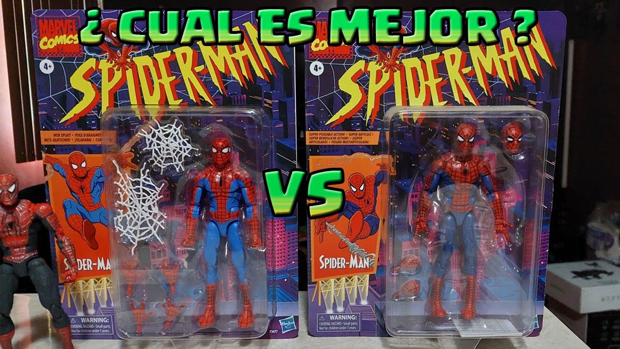 VERSUS COMPARATIVO PRIMER SPIDER-MAN RETRO VS EL NUEVO SPIDER-MAN RETRO😱🔥¿ CUAL ES EL MEJOR ?