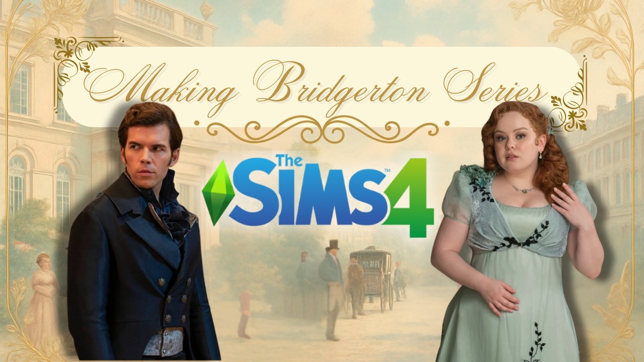 Bridgerton in The Sims 4💎 Colin & Penelope Speed CAS