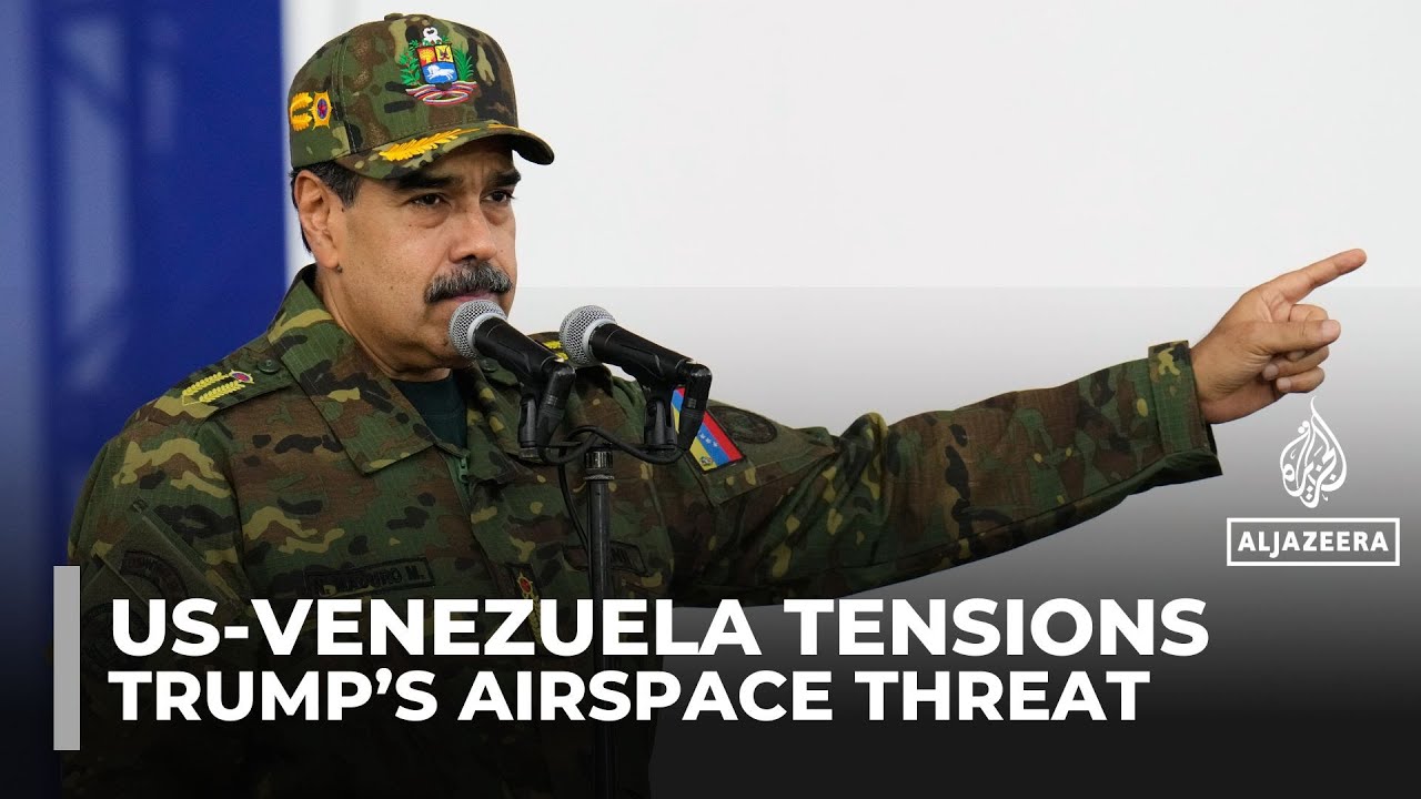 Venezuela denounces Trump&rsquo;s airspace remarks as &lsquo;colonialist threat&rsquo;