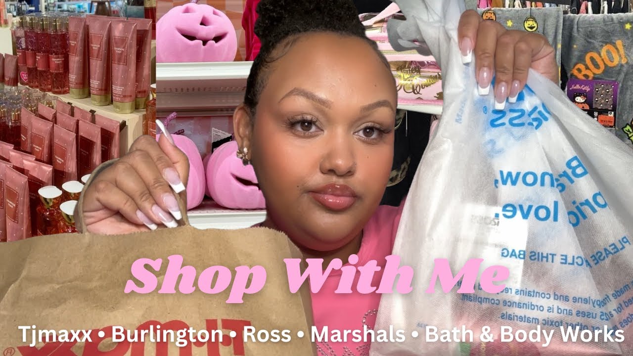 SHOP WITH ME 🌸✨🎀 | Feat. TJMAXX, Burlington, Ross, Marshals, & Bath & Body Works