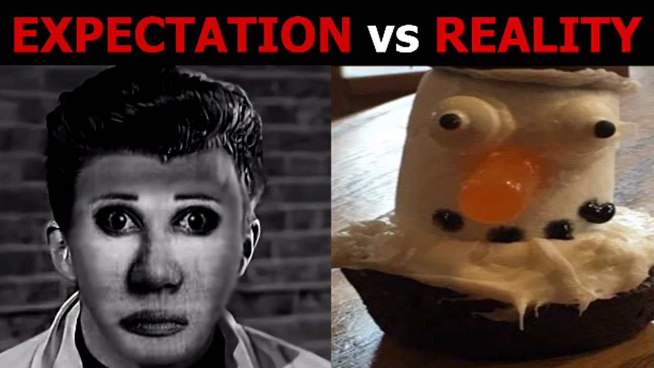 Rick Astley becoming Uncanny and Canny (Expectation vs Reality: Foods)