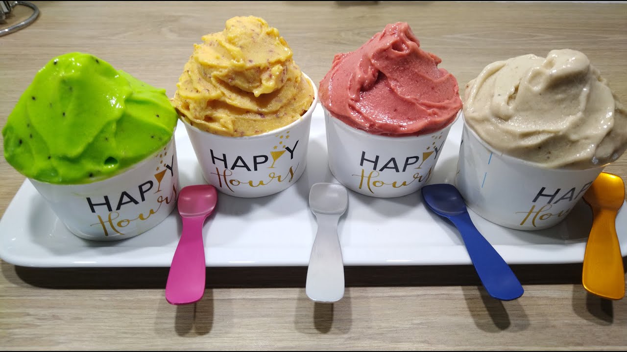 Glaces aux fruits faciles كٌلاص بالفواكه الطرية بنة ومذاق لا يقاومان تحضروها في دقيقة بمكون واحد فقط