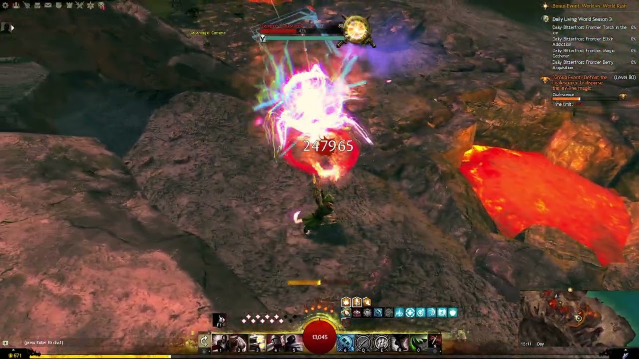 Guild Wars 2 - Soloing Coalescence champion in Ember Bay with Dual-Pistol Deadeye