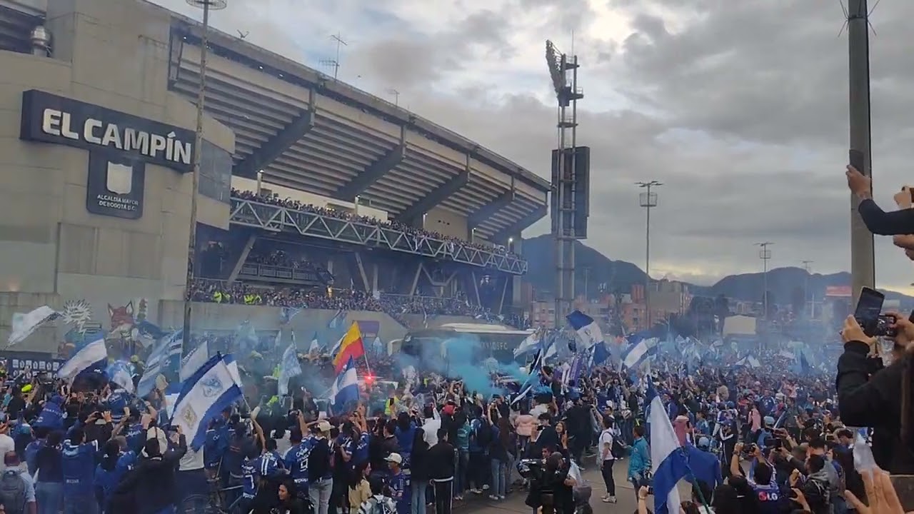 Llegada de Millonarios F.C. al Campin 24/06/23