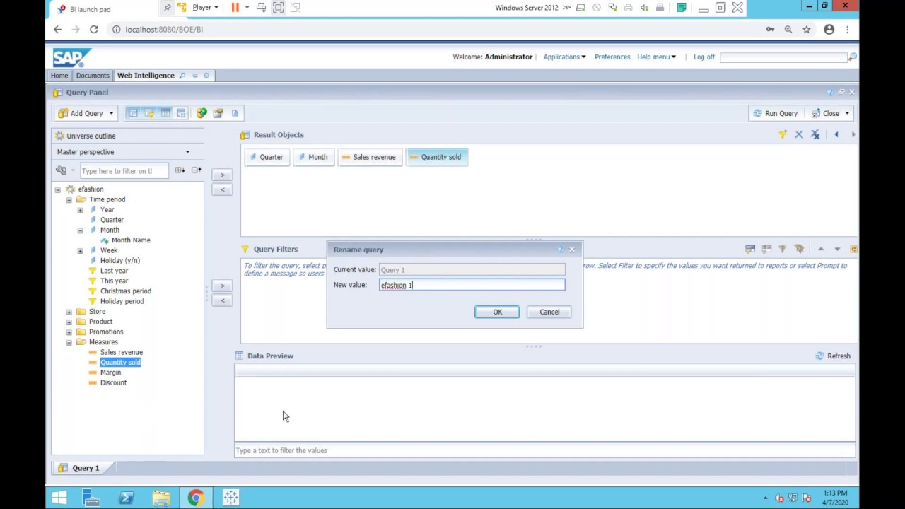 Webinar - SAP BusinessObjects Web Intelligence Managing Your Merging