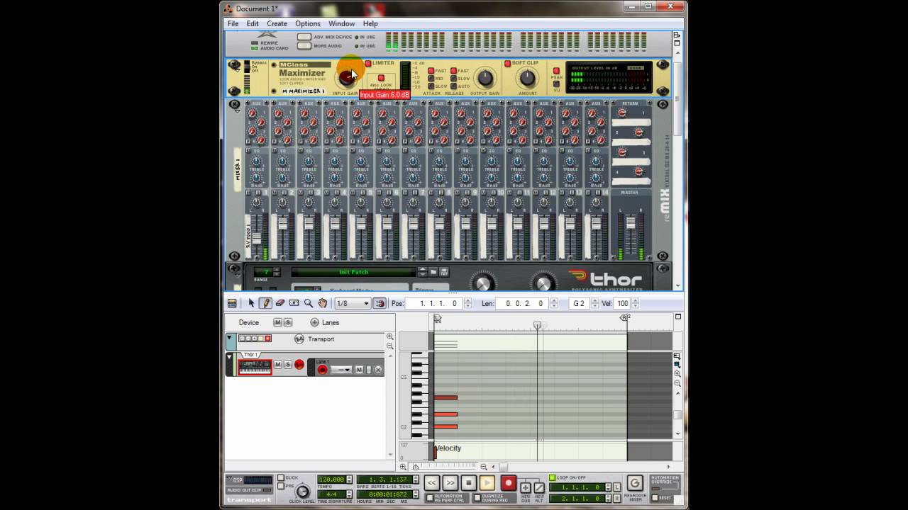 Reason 4 Dub Techno Synth