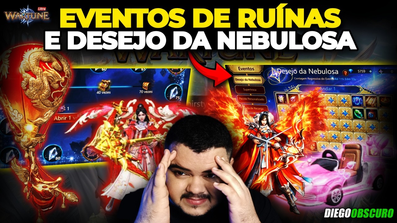 Eventos de Ruínas e Desejo da Nebulosa Vai Vim Novidades no Wartune Ultra!